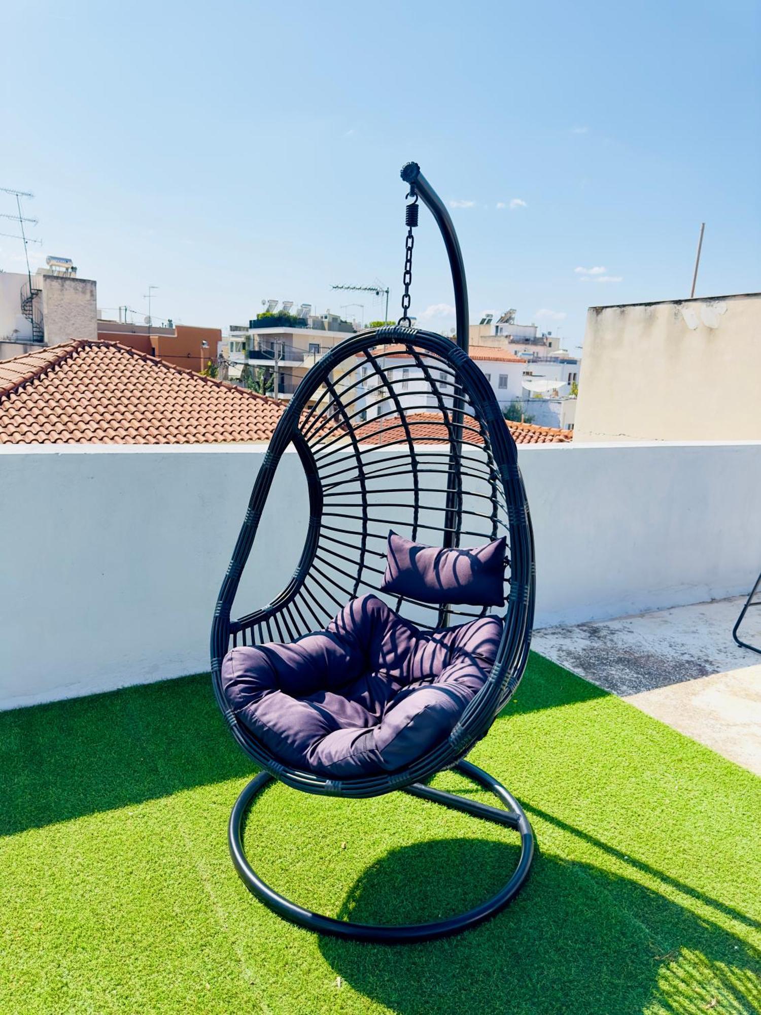 Yuna Penthouse, 100Sqm Private Rooftop Terrasse, Acropolis By Foot Aten Exteriör bild