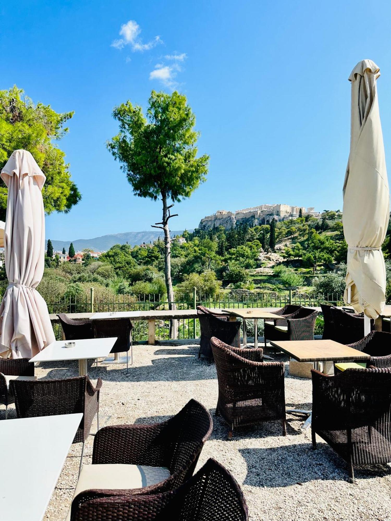 Yuna Penthouse, 100Sqm Private Rooftop Terrasse, Acropolis By Foot Aten Exteriör bild